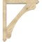 Ekena Millwork Legacy Arts and Crafts Rough Sawn Bracket w/ Offset Brace, Douglas Fir, 6"W x 42"D x 48"H BKT0604X42X48LEC03RDF - alternate 4